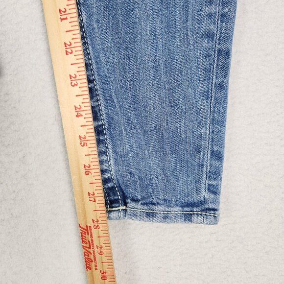 Vigoss Jeans Womens 4 Blue Skinny Leg Medium Wash Mid Rise Ankle Casual Denim - Picture 5 of 12